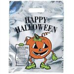Buy Custom Logo Pumpkin Silver Reflective Halloween Bag - 11 x 15