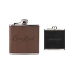 Buy Laser Engraved Leatherette 6oz. Stainless Steel Hip Flask