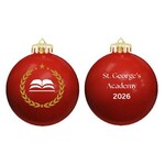 Buy 2-Sided Imprinted Satin Finished Round Shatterproof Ornaments