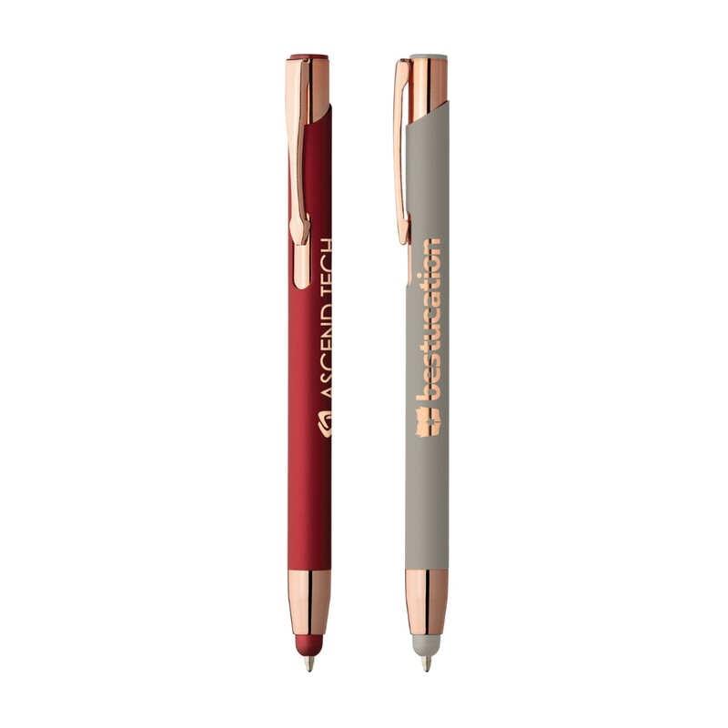 Main Product Image for Laser Engraved Crosby Softy Rose Gold w/ Stylus Pen