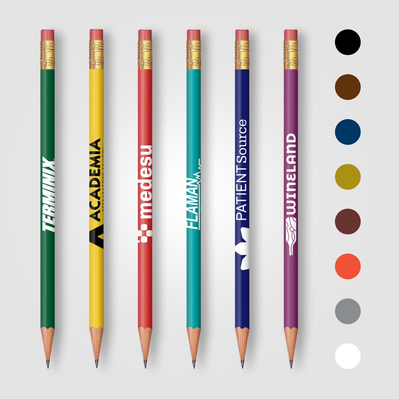 Main Product Image for Custom Printed Round Pencil