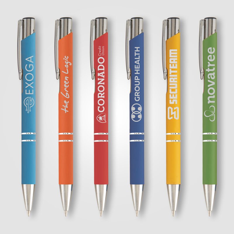 Main Product Image for Laser Engraved Tres-Chic Softy Brights Metal Pen