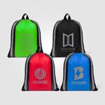 Buy Custom Printed Klondike Drawstring Backpack - 210D Polyester