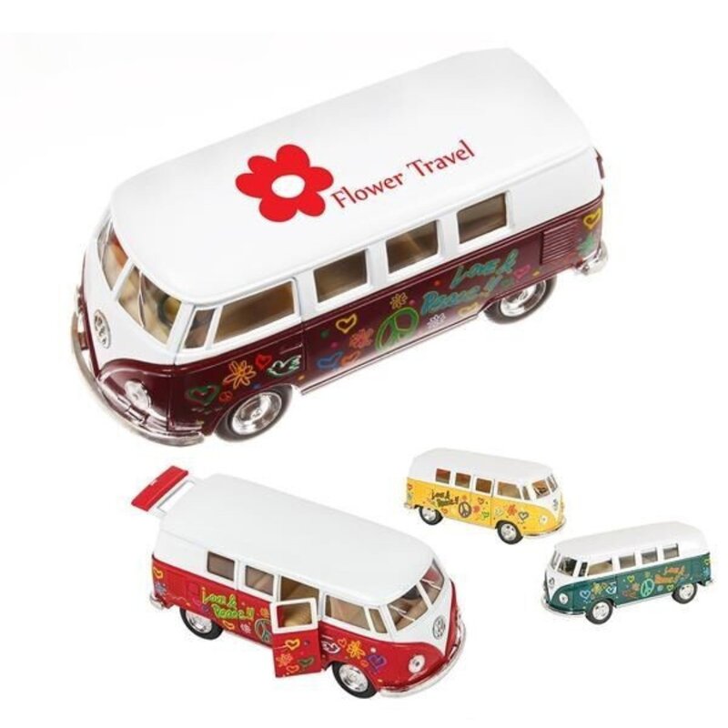 Main Product Image for Full Color Die Cast VW Bus