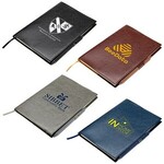 Buy Custom Printed Conclave Refillable Leatherette Journal with Pen