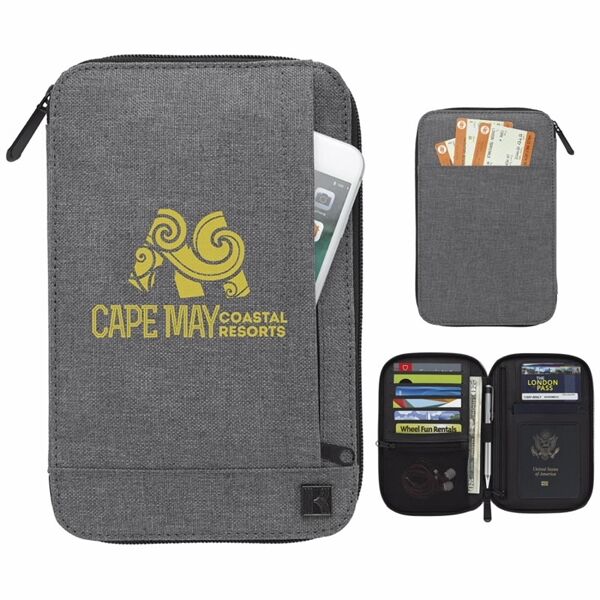 Main Product Image for Custom Printed KAPSTON(R) Pierce Passport Wallet