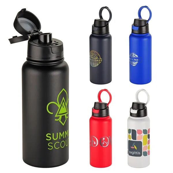 Main Product Image for Custom Printed Cabrio Recycled Stainless Insulated Bottle 32 oz