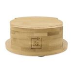 Buy Laser Engraved Bamboo Coaster Set