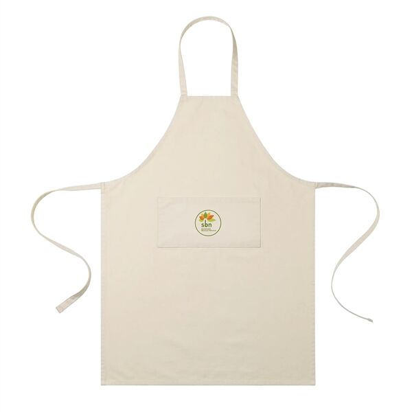 Main Product Image for Custom AWARE(TM) Recycled Cotton Bib Front Apron With Pocket