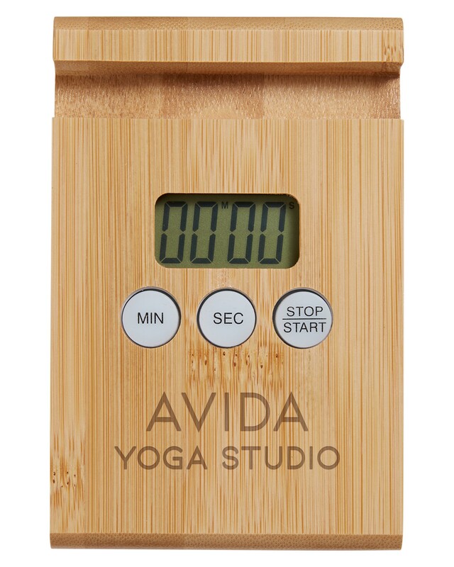 Main Product Image for Laser Engraved Prime Line Home & Table Bamboo Timer & Stand