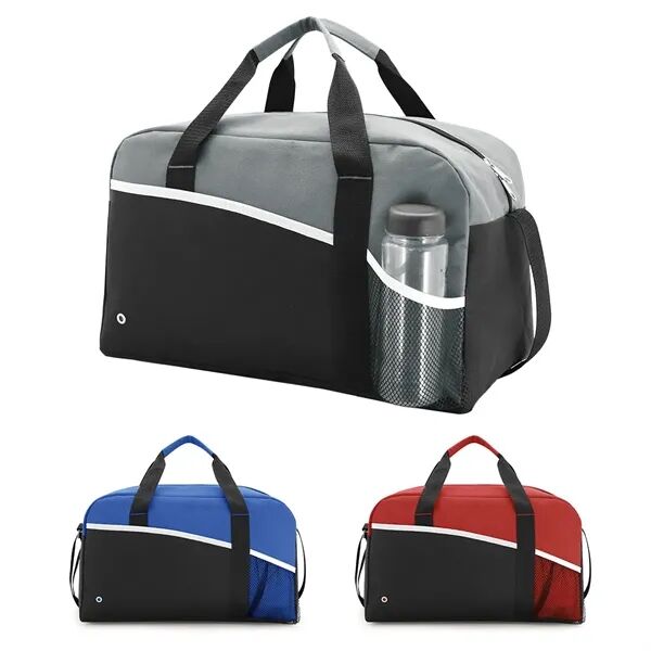 Main Product Image for Imprinted Sideline Polyester Duffel Bag