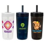 Buy Branded Havana Polypropylene Tumbler with Silicone Straw 22 Oz