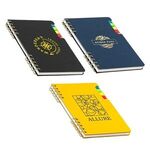 Buy Custom Printed Praxis Recycled Spiral Notebook with Sticky Flags