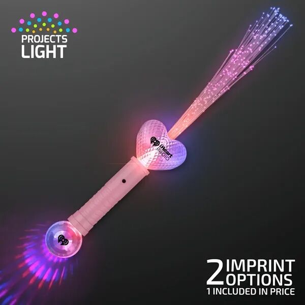 Main Product Image for Branded Shining Heart Wands, Light Projecting