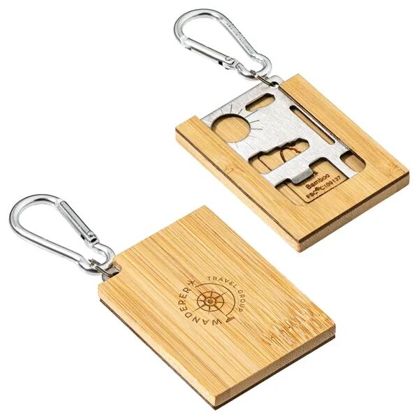 Main Product Image for Custom Best Buddy Tools(R) Bamboo Multi-Tool with Carabiner