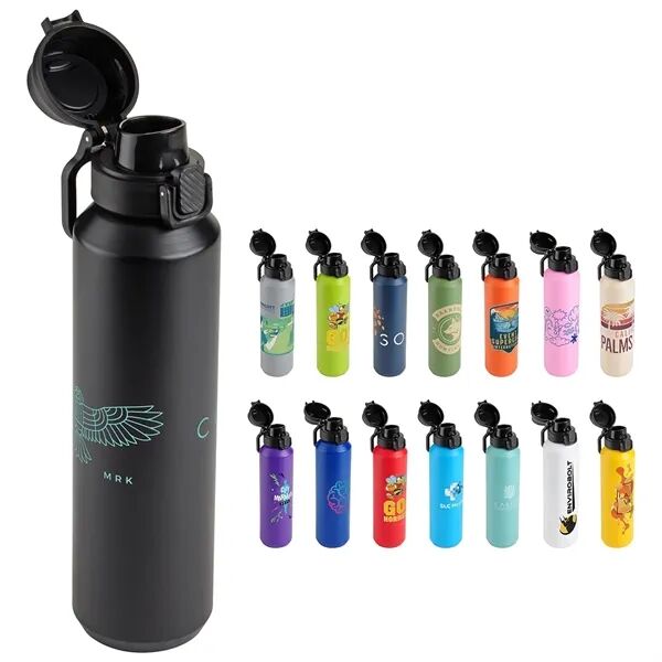 Main Product Image for Custom Printed Nexus Aluminum Bottle with Fip Top Lid 27 oz