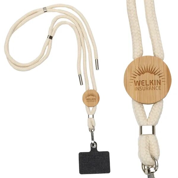 Main Product Image for Custom Printed raveler Adjustable Phone Carrier & Lanyard