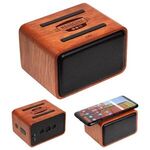 Buy Custom Mahogany Wireless Speaker with Wireless Charger