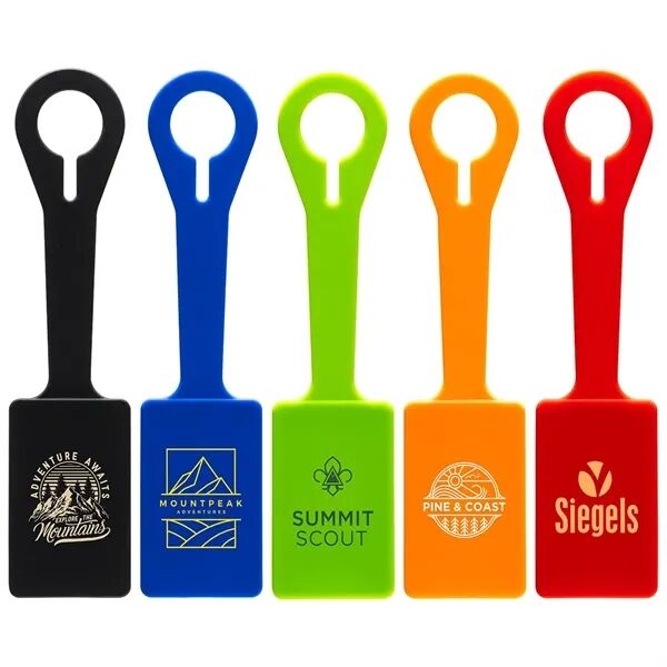 Main Product Image for Custom Printed Silicone Luggage Tag