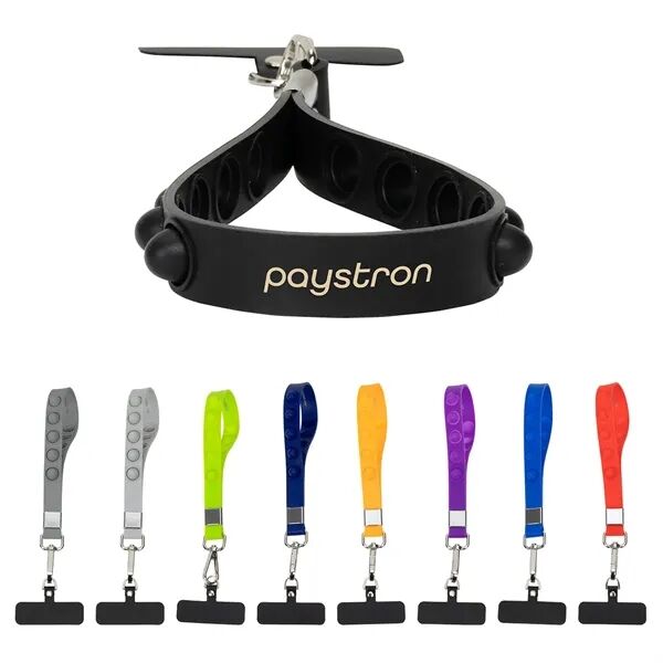 Main Product Image for Custom Push Pop Stress Reliever Phone and Keychain Wristlet