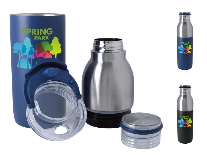 Main Product Image for Custom Imprinted Active 2-in-1 Vacuum Bottle Tumbler 22 Oz