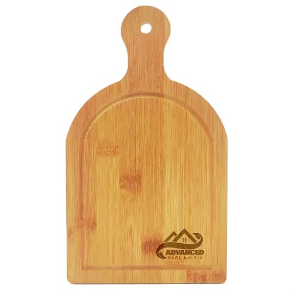Main Product Image for USA Made Bamboo Cutting Board with Small Handle