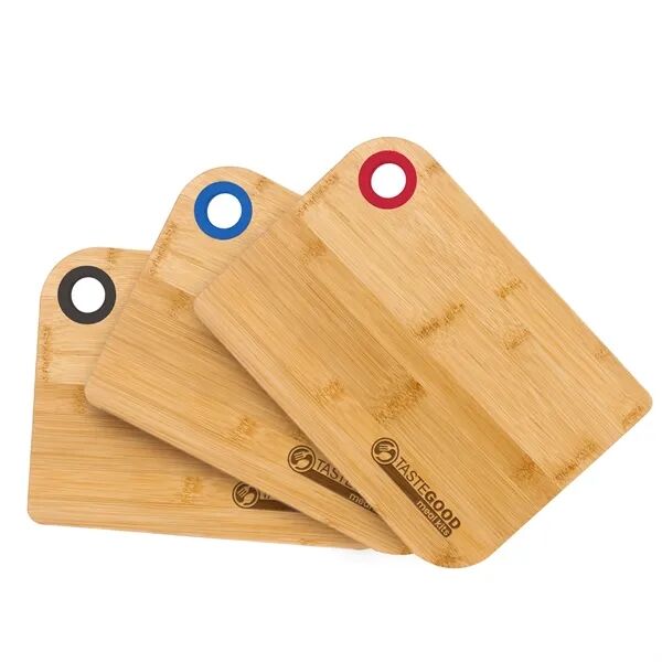 Main Product Image for Laser Imprinted Bamboo Cutting Board with Silicone Ring