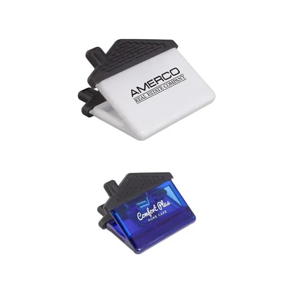 Main Product Image for Custom Printed House Shaped Clip