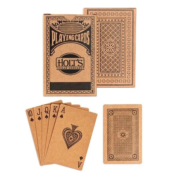 Main Product Image for Custom Printed Kraft Playing Cards