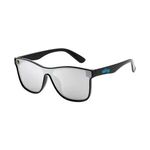Buy Custom Printed Mixer Sunglasses Black with Mirrored Lens