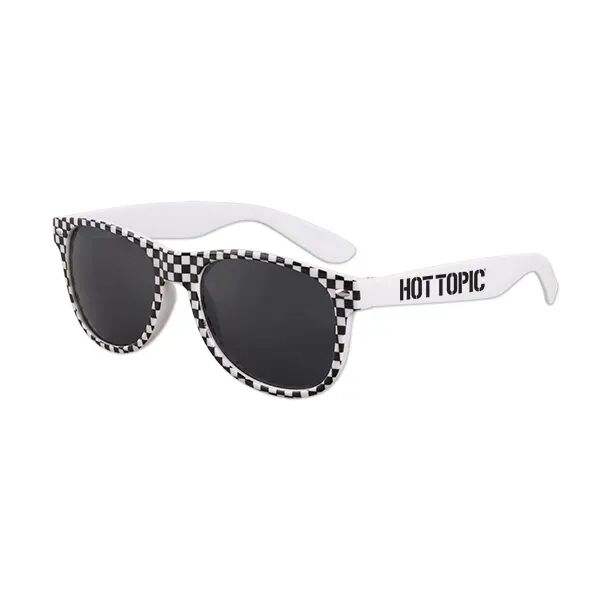 Main Product Image for Custom Printed Iconic Checkered Sunglasses
