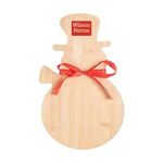 Buy Custom Printed Bamboo Snowman Cutting Board