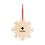Buy Custom Printed Wooden Snowflake Ornament