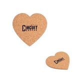 Buy Custom Printed Heart Cork Coaster
