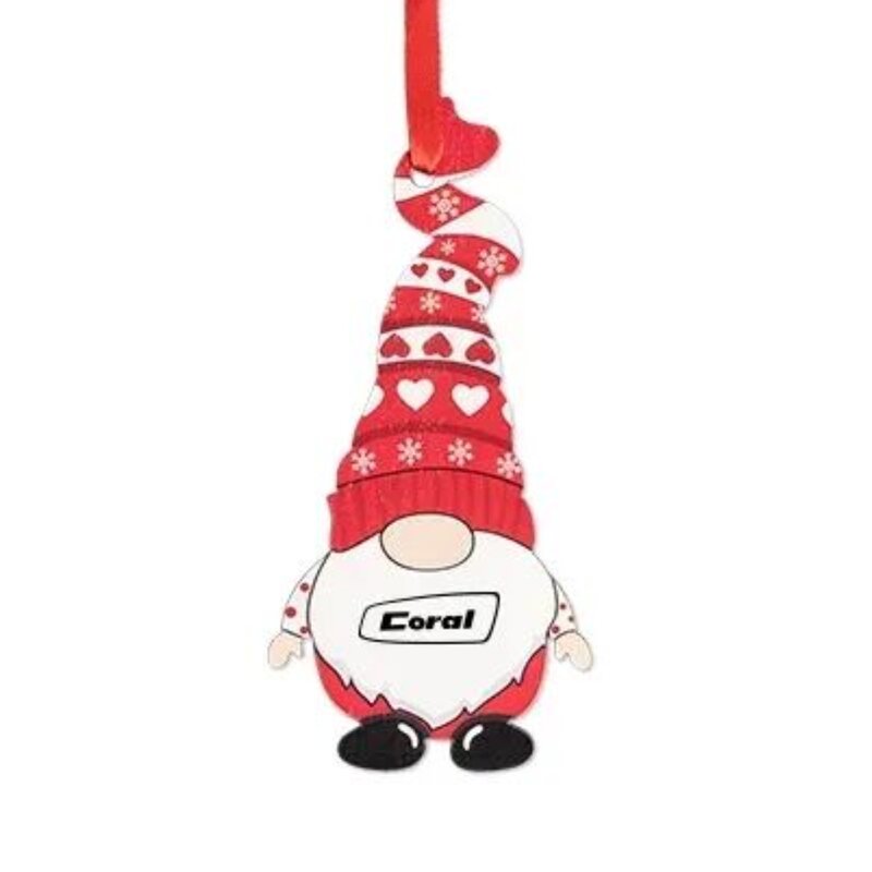 Main Product Image for Custom Printed Wooden Gnome Ornament