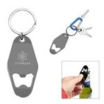 Buy Laser Engraved Motel Style Metal Key Tag With Bottle Opener