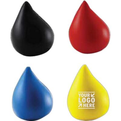 Main Product Image for Custom Printed Droplet Shaped Stress Reliever
