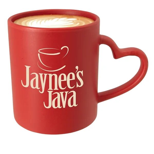 Main Product Image for Custom Printed Heart Mug - 12 oz.