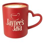 Buy Custom Printed Heart Mug - 12 oz.