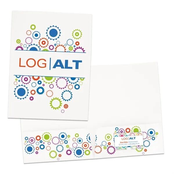 Main Product Image for Custom Printed Full-Color Paper Folder