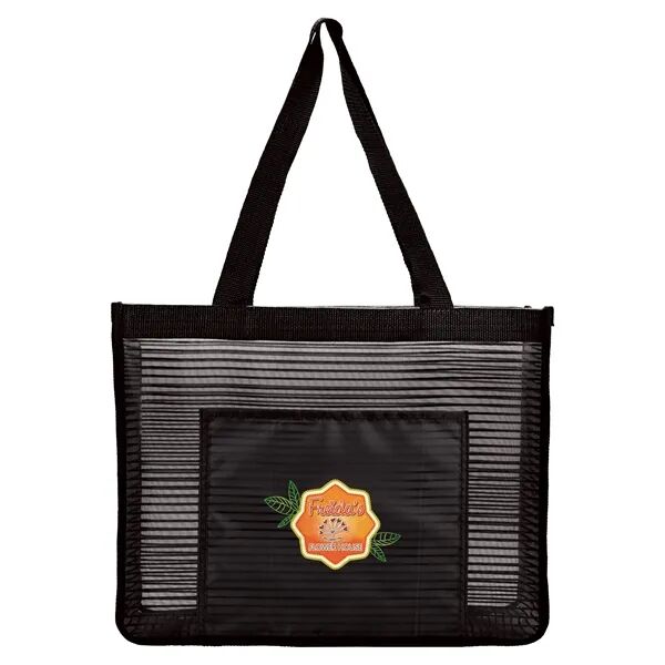 Main Product Image for Custom Printed Landscape Mesh Tote