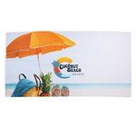 Buy Full Color Sublimated Beach Towel 62" x 32"