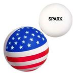Buy Custom Printed Stars and Stripes Patriotic Round Stress Ball