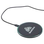 Buy Custom Printed 15W Light-up Aluminum Wireless Charger