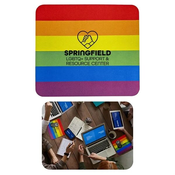 Main Product Image for Custom Printed Rainbow Mousepad