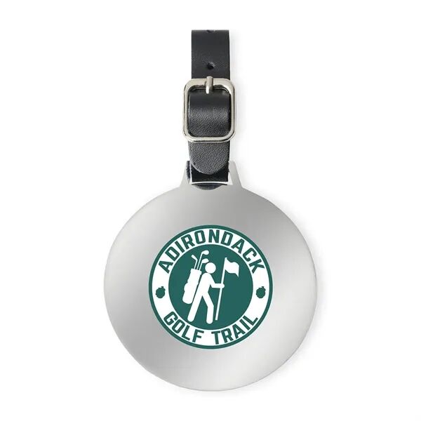 Main Product Image for Custom Printed Ahead Large Round Golf Bag Tag