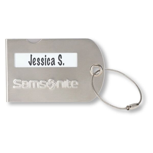 Main Product Image for Laser Engraved Samsonite Luggage Tag