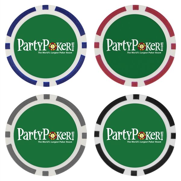 Main Product Image for Custom Printed Poker Chip Ball Marker