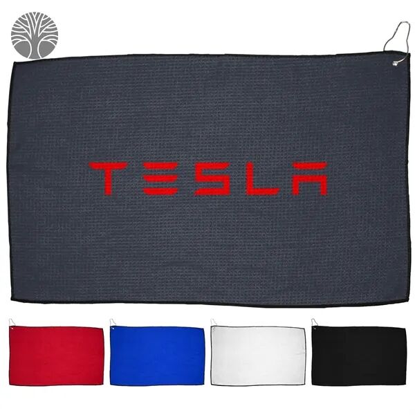 Main Product Image for Custom Printed 16" X 26" RPET Waffle Golf Towel w/Hook & Grommet