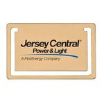 Buy Custom Printed Gold Rectangle Bookmark